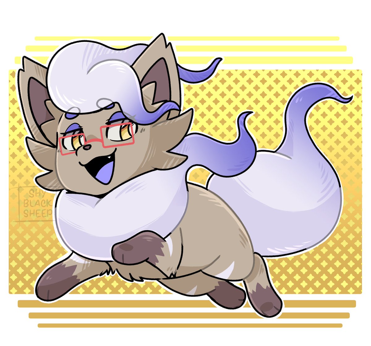 shyblacksheep's tweet image. [AF] Revenge #3 for:
@CalyxTheFox 
Really adored the design of their Pokésona and had to draw him, heh! 😊