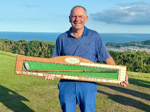 🏆 Huge congratulations to Paul Newcombe who won the <a href="/DevonGolf/">DevonGolf</a>  Seniors Championship at Teignmouth on Thursday July 3rd 🏆
The 27 hole event was decided on a playoff between Paul and Rick Osborne from Churston after they both scored gross 109.
<a href="/swsportsnews/">South West Sports News</a> #champion #lovegolf