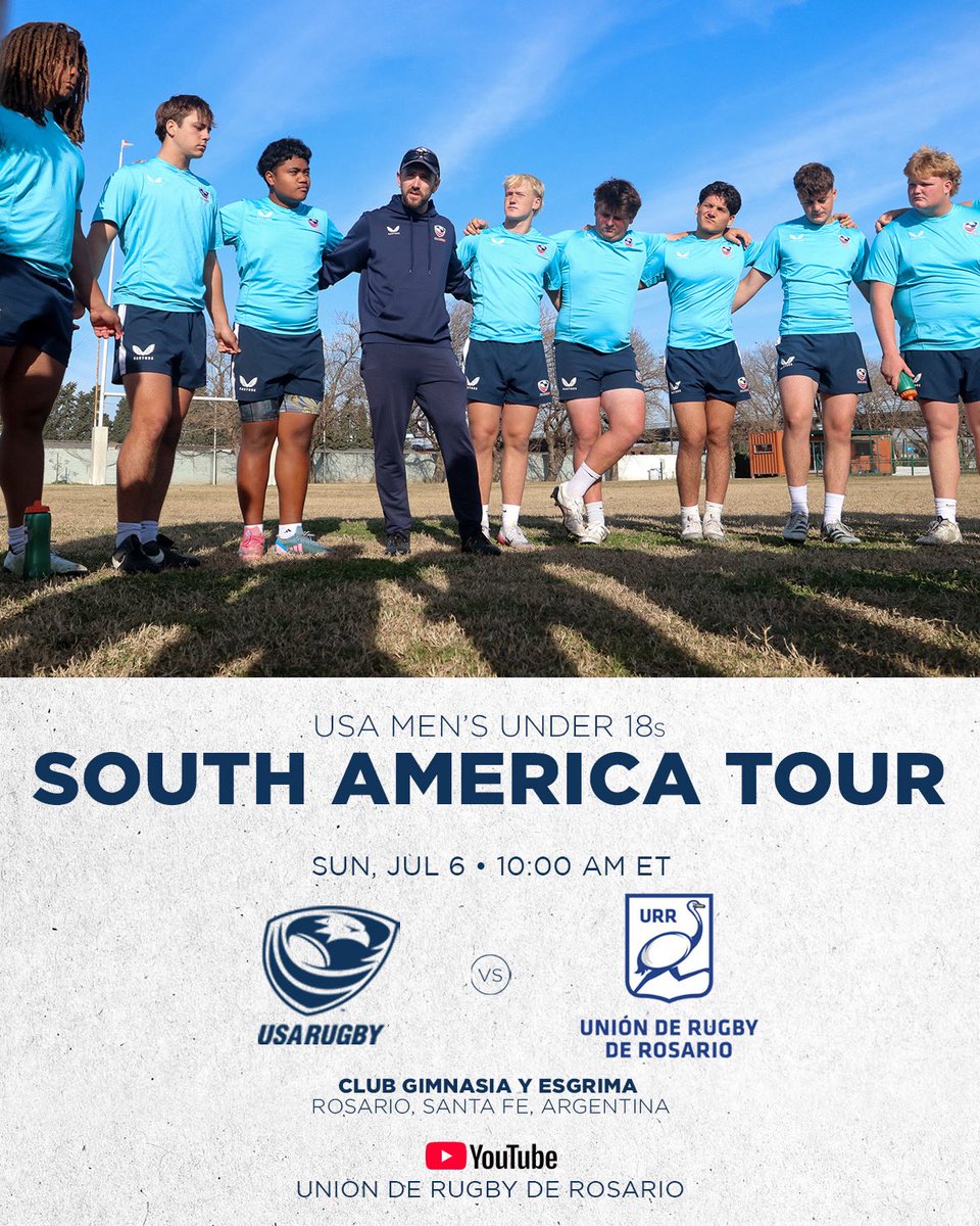 USA Men’s U18s v Rosario Academy underway in Argentina 🇦🇷 

📺 Watch livestream ⏩️ youtube.com/live/MWrO86DEP…