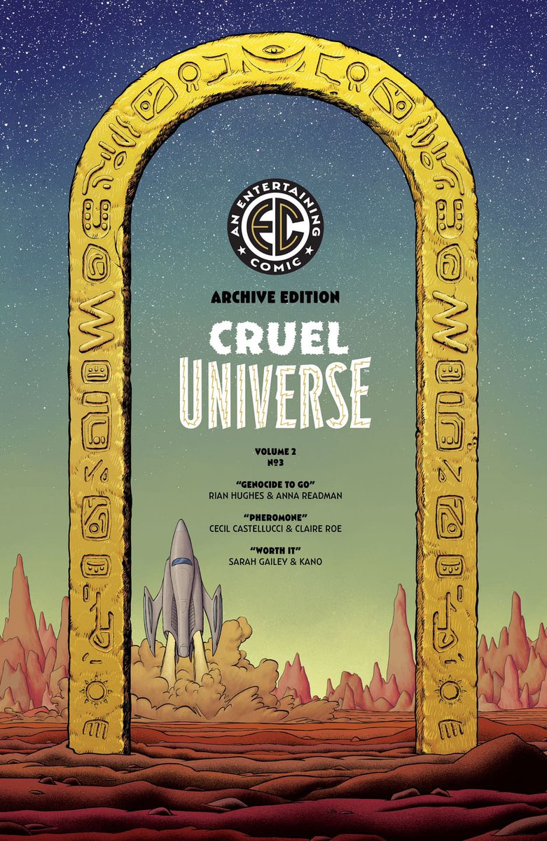 MalachiWard's tweet image. I drew the title page/archive variant for the third issue of Cruel Universe Vol. 2