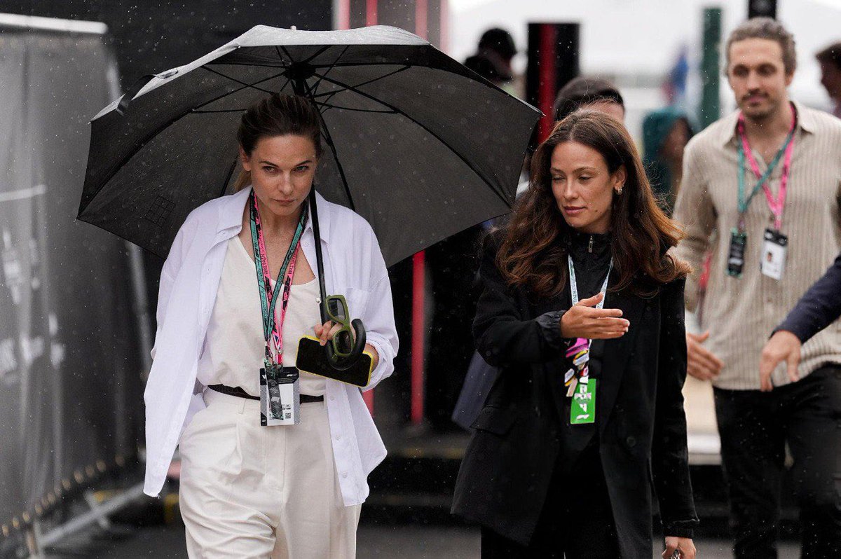 fergusonsfiles's tweet image. rebecca ferguson at the F1 grand prix of great britain today in england