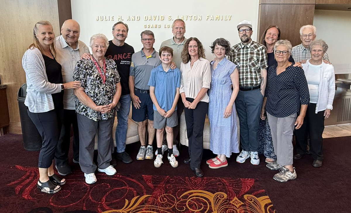 I loved having a lot of the extended family come see me play the principal in footloose yesterday #hctfootloose