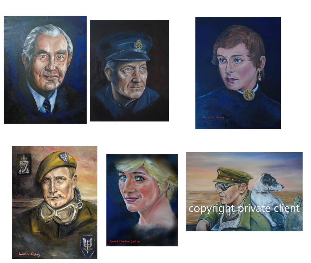 Quirey1983's tweet image. Taking orders again for portraits. Christmas gift ideas. Examples below. Price oil paint starts at £250 and goes up with more details and size. Family, military, pets.