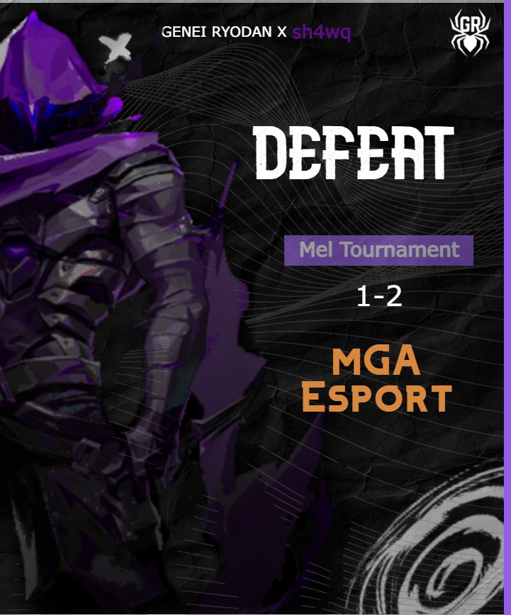 Genei Ryodan (@geneiryodanvlr) on Twitter photo Malheureusement on s'incline face Ă <a href="/mgaesport/">mGa eSport</a>
Bravo tout de mĂȘme pour cette belle deuxiĂšme place !
Un grand merci Ă <a href="/MelHssn/">Mel</a> pour l'organisation du tournoi et Ă <a href="/LogitechGFrance/">Logitech G France</a> Malheureusement on s'incline face Ă <a href="/mgaesport/">mGa eSport</a>
Bravo tout de mĂȘme pour cette belle deuxiĂšme place !
Un grand merci Ă <a href="/MelHssn/">Mel</a> pour l'organisation du tournoi et Ă <a href="/LogitechGFrance/">Logitech G France</a>