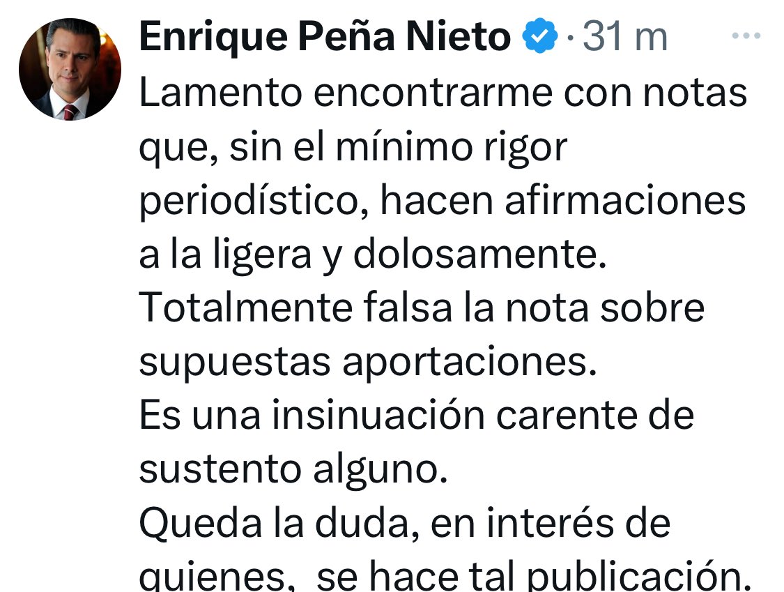 QuePocaMadre_Mx's tweet image. ❌DICE EL EX PRESIDENTE #PRIISTA #EnriquePeñaNieto @EPN QUE NO LE DIERON DINERITO LOS ISRAELÍES POR EQUIPO DE ESPIONAJE.
 SERÁ ⁉️🤔🤔🤔

Que opinan, Fue corrupto durante su administración o no⁉️