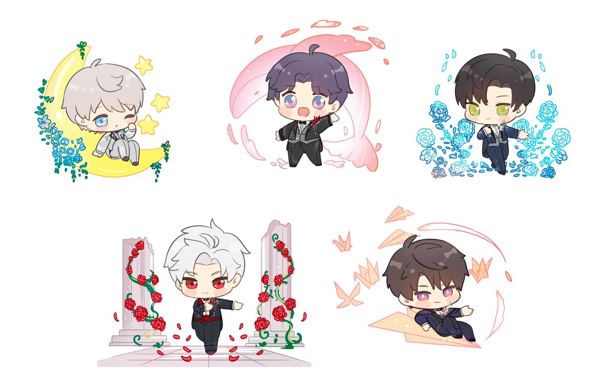 Together 💕 #LoveandDeepspace #WitnessedByDeepspace #xavier #zayne #rafayel #sylus #caleb