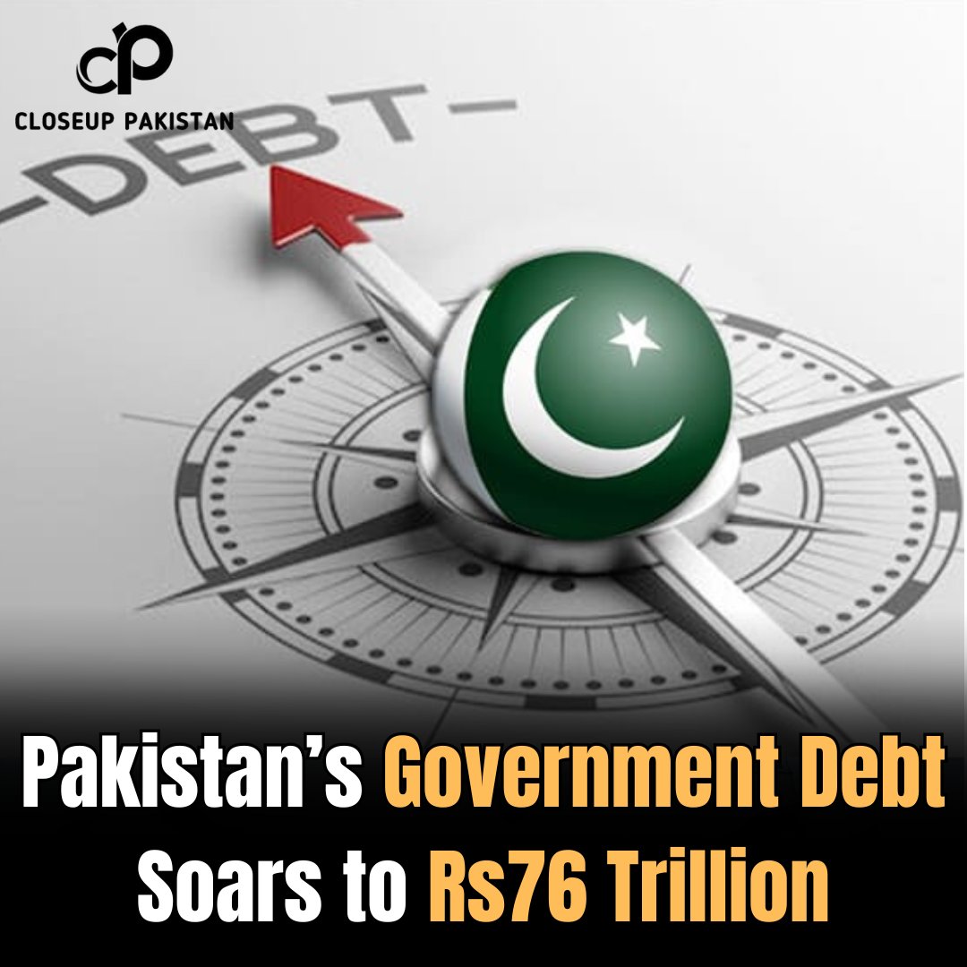 CloseupPak's tweet image. Rs76 Trillion Shocker! Pakistan’s Soaring Government Debt Will Leave You Speechless
 #PakistanDebt #EconomicAlert #Rs76TrillionCrisis
Read more: closeup.pk/2025/07/06/pak…