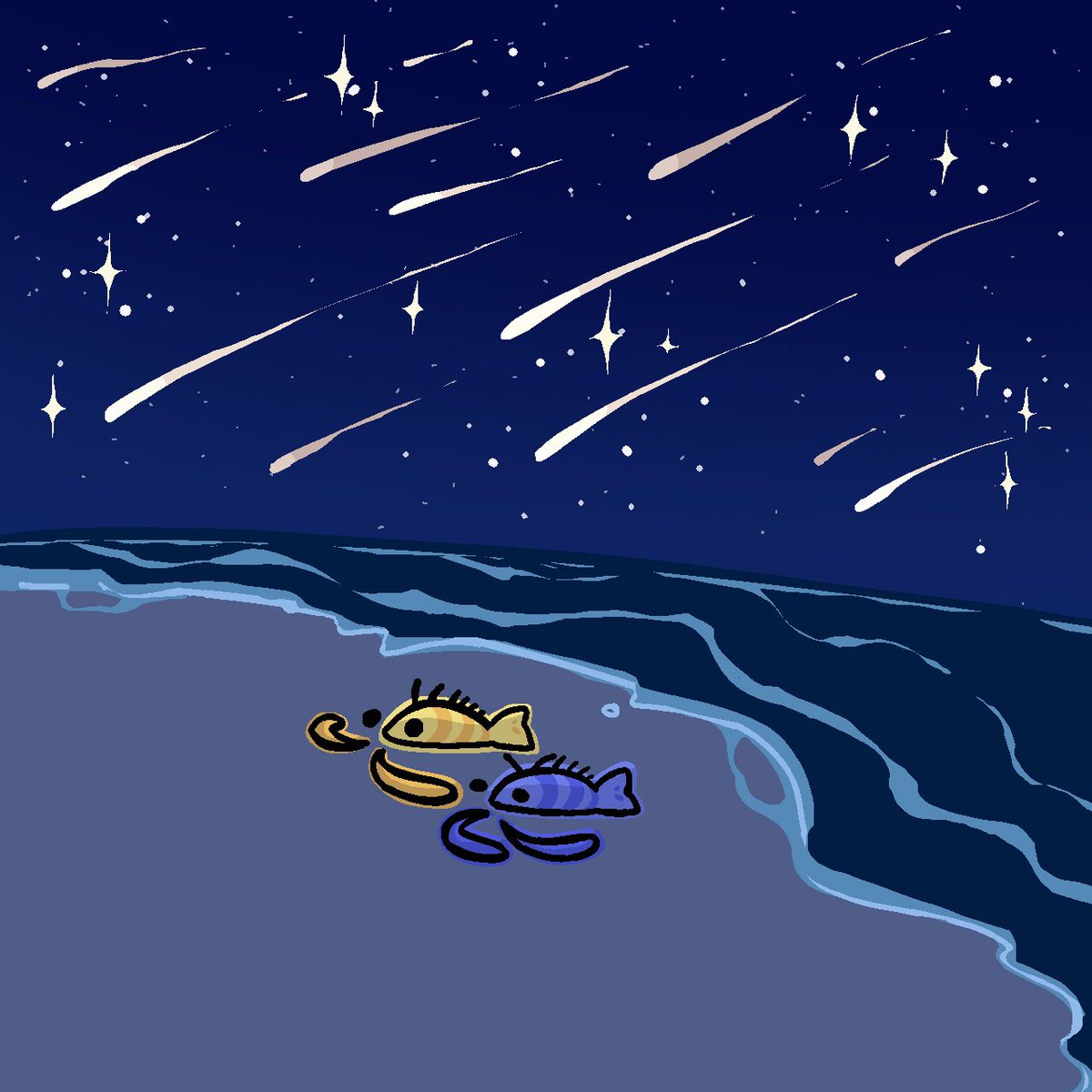 Swimming up here from the seabed was worth it