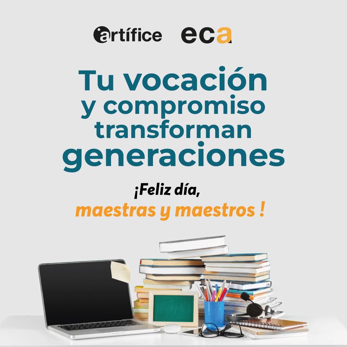 Nuestro reconocimiento a los maestros del Perú. 👩🏽‍🏫 👨🏿‍🏫 🏫

#DíaDelMaestro #EditorialArtífice #SomosECA