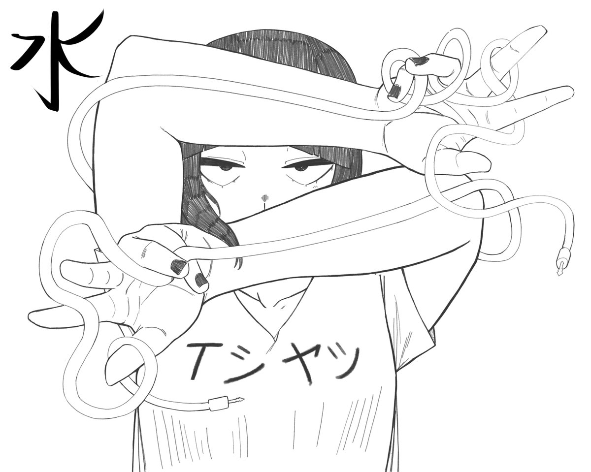 Quick pose and hands practice with my comfort character