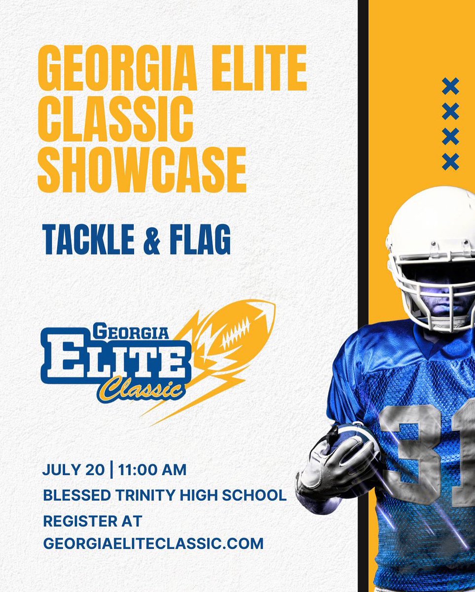 GAEliteClassic's tweet image. 🚨 FEW spots remaining!
The Georgia Elite Classic Showcase is almost FULL 💨
📅 July 20 | 11 AM
📍 Blessed Trinity
Don’t miss your chance to SHOW OUT and earn that invite 💥
Clock’s ticking — lock in now! Register at Georgiaeliteclassic.com
#GeorgiaEliteClassic #FinalSpots