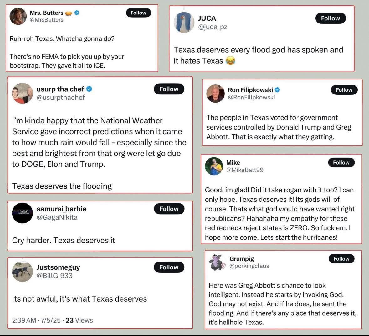 COWeatherguy's tweet image. If you feel like any of these people, please unfollow me, your nastiness isn’t wanted or needed here.