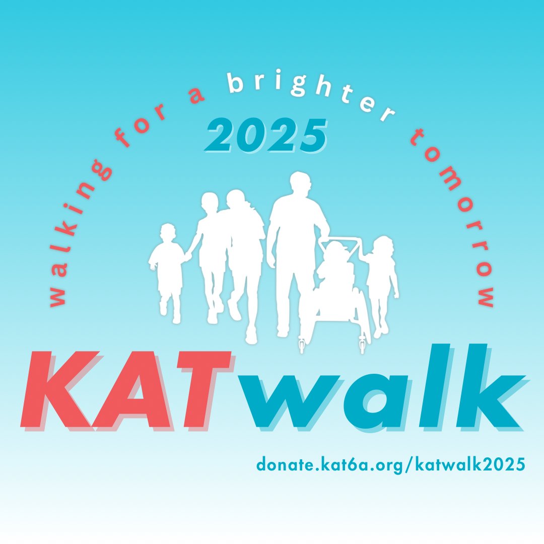 Join us this September for our biggest fundraising event of the year - the 8th Annual KATwalk! Be part of something meaningful as we walk together to raise awareness and funds for KAT6 families.

Learn more about how you can get involved at the link!
donate.kat6a.org/katwalk2025