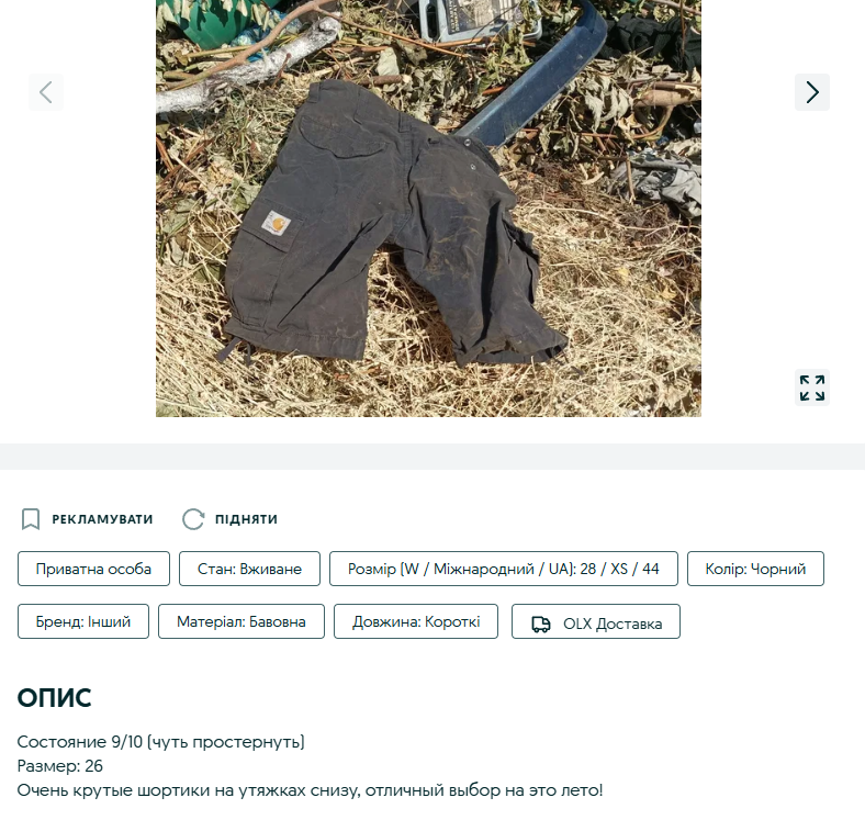 Carhartt Shorts Dude Bermuda Vintage Distressed