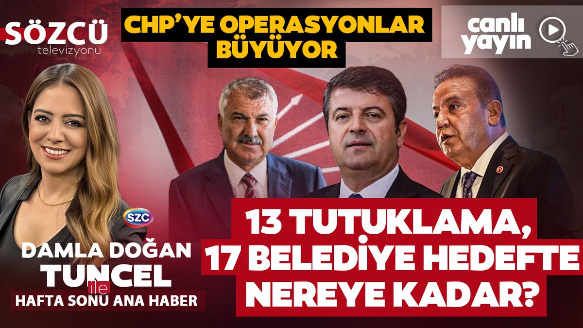 SÖZCÜ Televizyonu (@szctelevizyonu) on Twitter photo #CANLI Damla Doğan Tuncel ile Hafta Sonu Ana Haber <a href="/dmladogan/">Damla Doğan Tuncel</a> #NereyeKadar
youtube.com/live/svjOS-ouS… #CANLI Damla Doğan Tuncel ile Hafta Sonu Ana Haber <a href="/dmladogan/">Damla Doğan Tuncel</a> #NereyeKadar
youtube.com/live/svjOS-ouS…