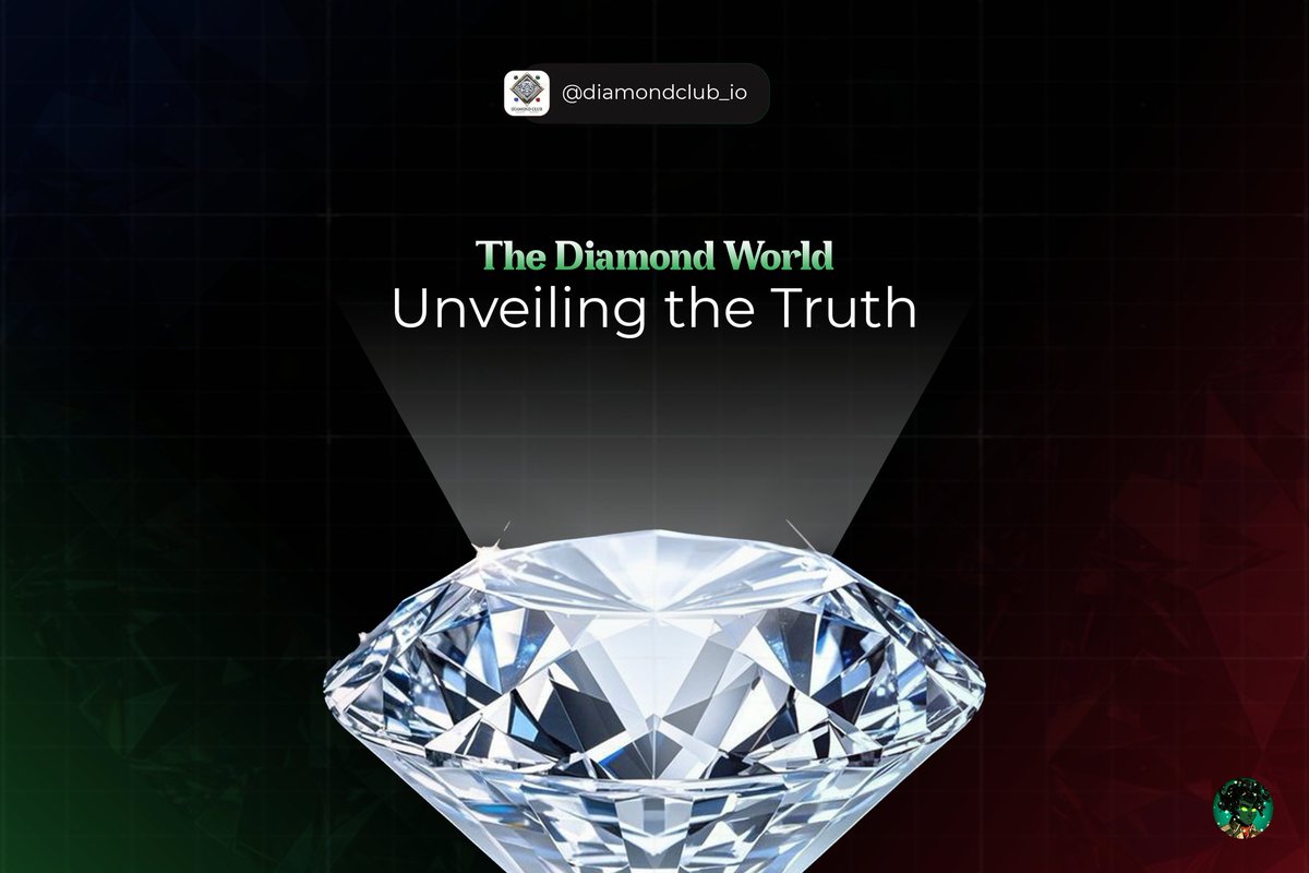 ogbenniasamuel2's tweet image. Everything you know about diamonds is wrong.

The shiny diamond world has long hidden its dark past and made reselling a headache.

But now, a new chapter begins. 

@diamondclub_io is here to make diamonds clear, fair, and truly yours.

Let&apos;s expose How 🔻
#DIT #CryptoContest…