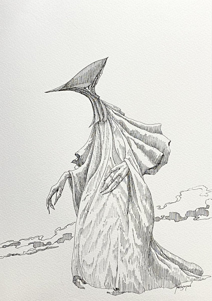 雲に浮かぶひと