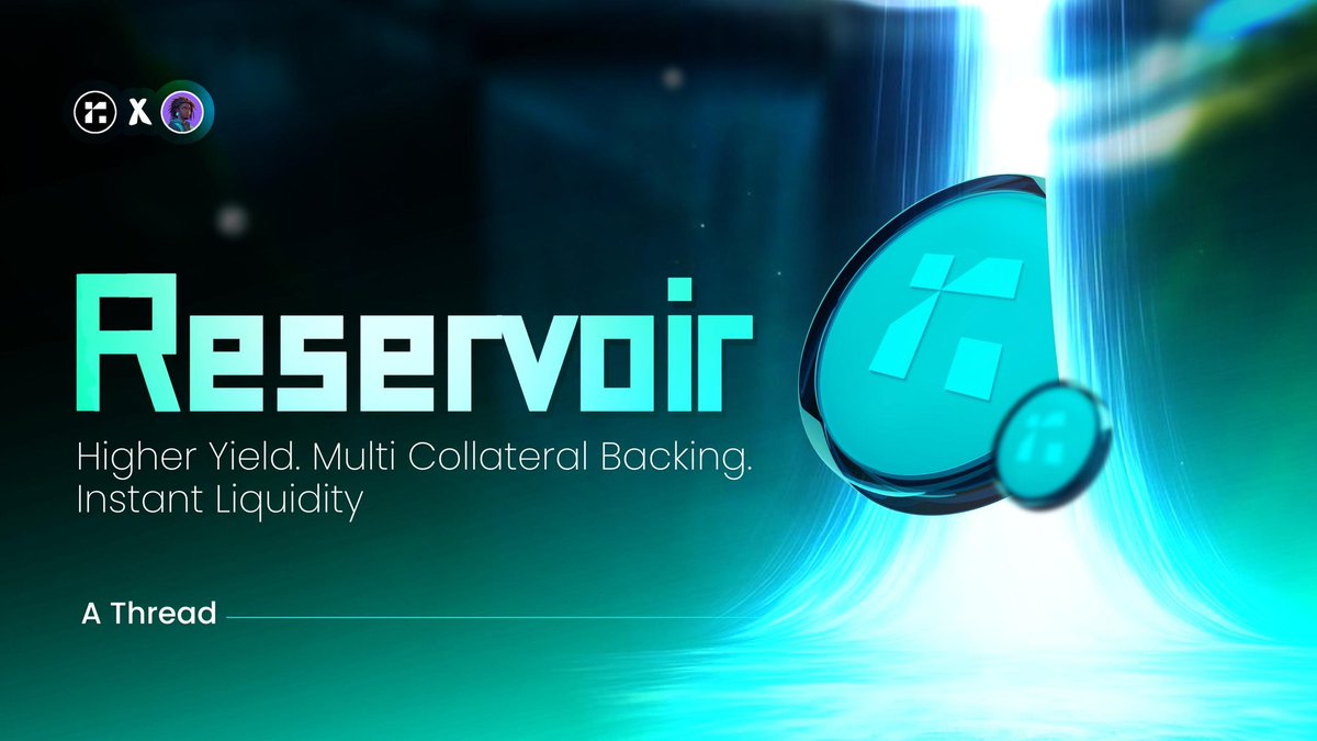<a href="/reservoir_xyz/">Reservoir</a> 

Some have stablecoin but can't YIELD 

Some can YIELD but have no wrUSD

We have wrUSD and we  can yield 

Glory be to Reservoir_xyz 

And it’s been top APY for 30/40 days straight.
Reservoir_xyz ain’t playing.
<a href="/scribble_dao/">ScribbleDAO.fren</a>
A 🧵🔻