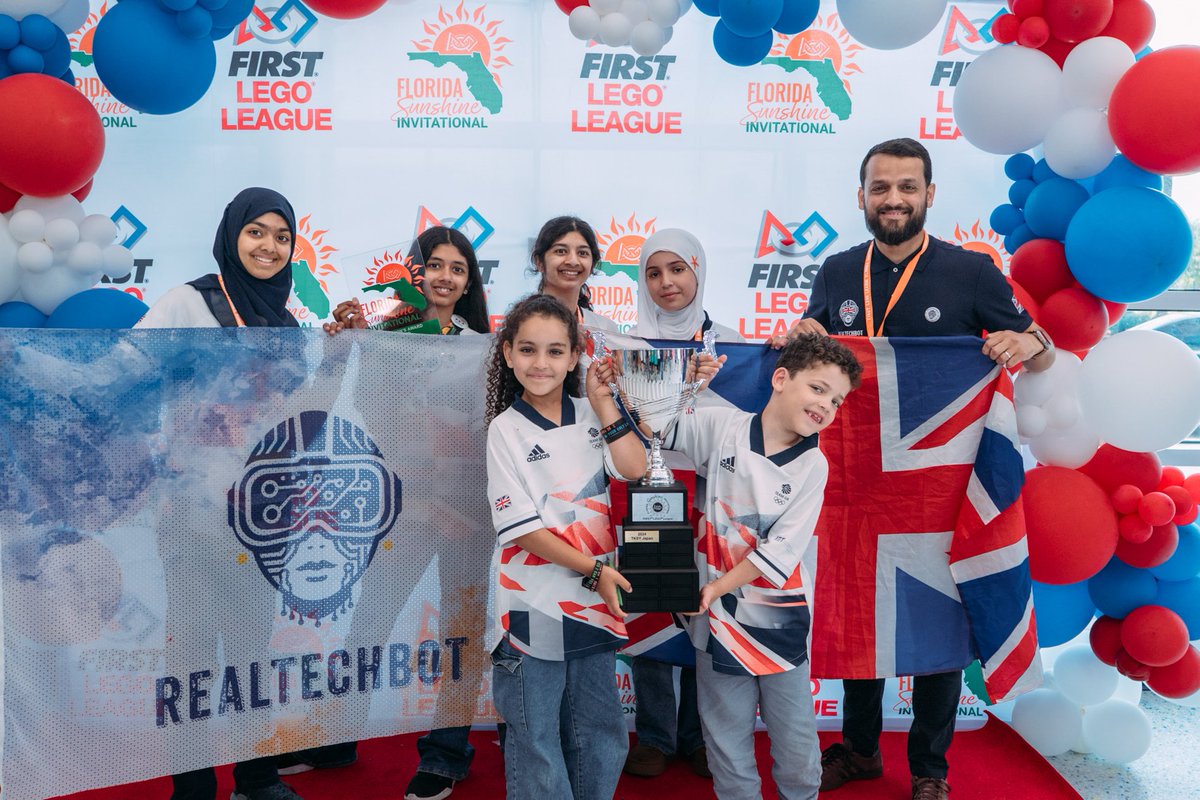 RealTechBot's tweet image. After four years of hard work, dedication, and passion, our journey has reached a historic milestone. We have been crowned First Lego League World Champions in Florida
Thank you to everyone who believed in us and supported us: @rafyouthengage @numbots @cgchirp
@FLLUK