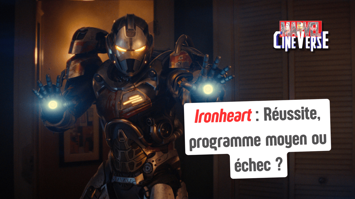 MarvelCineVerse's tweet photo. 📢 Alertes NEWS de @MarvelCineVerse !
Ça concerne Youtube ! 😀

➡️ À 18h sort notre deuxième vidéo : la review de la série #Ironheart ! 
J'ai essayé de m'améliorer dans le contenu et le montage, curieux de voir vos retours 😉

➡️ À 21h, on parlera justement d'Ironheart et de la fin de la Phase 5 du MCU dans le 100% Marvel de @MatteoSapin, avec @MarvelousCap_, @Erikian_ et @bambino_youtube ! 😀

➡️ Dès maintenant, une playlist est disponible sur la chaîne avec l'ensemble des thèmes musicaux des films et séries du MCU 🎵 
https://t.co/9ZvqZ1tAoN