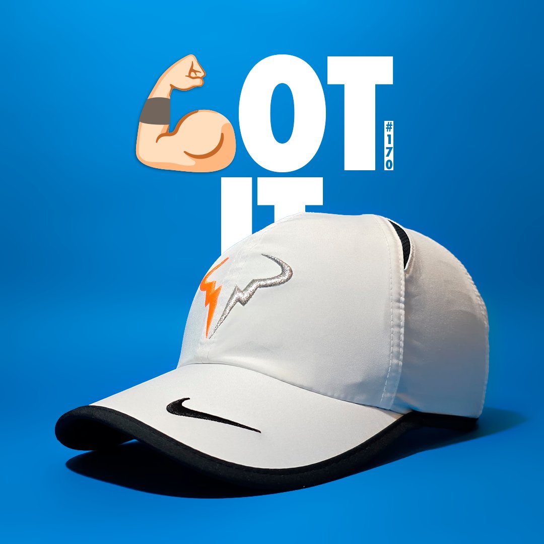 nike rafa bull logo cap