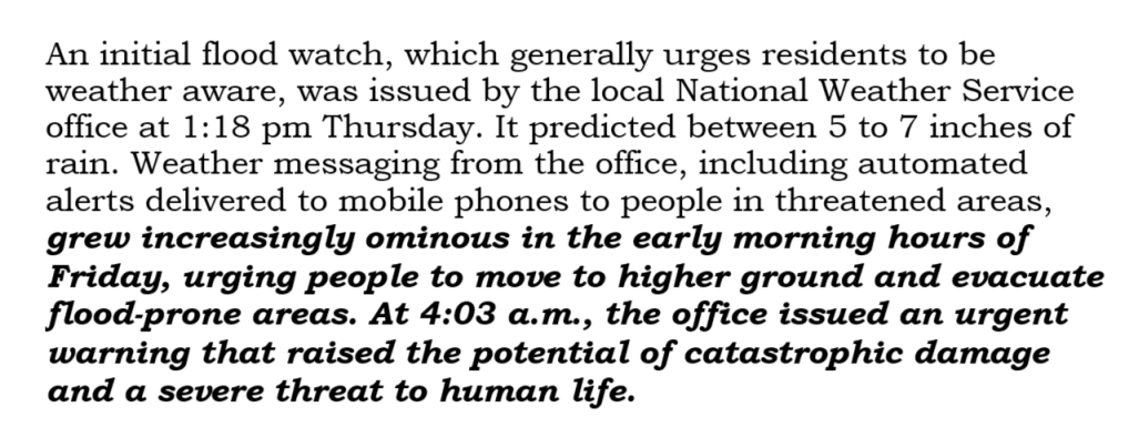 You sick mfers can stop blaming President Trump for what happened in Texas. The NWS did issue warnings. Unfortunately the most severe conditions began when people were asleep. 

yahoo.com/news/texas-off…

Did you blame Biden for the flooding deaths in western NC?   🖕
