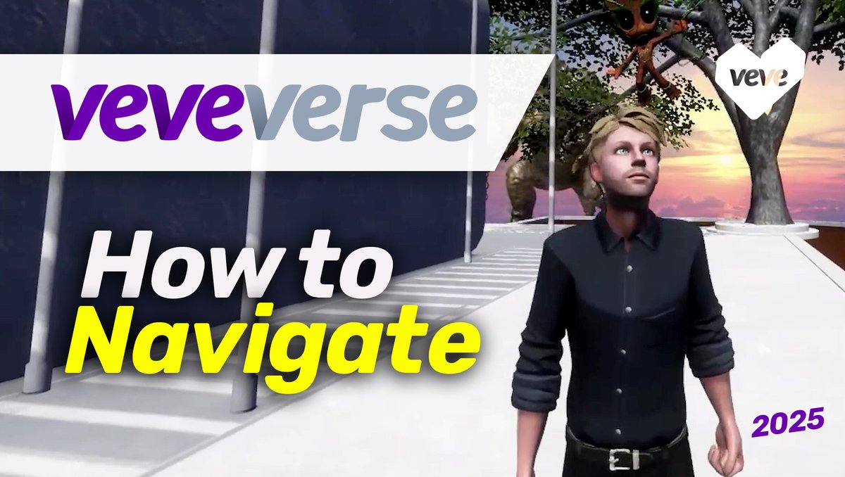 QUICK TUTORIAL: Let's learn how to get around in the VeVeVerse!        

Check out our quick UPDATED guide on HOW TO NAVIGATE in the VeVeVerse, live on our YouTube channel! 🔗 youtu.be/IZqJHkyvSrY

Share your Spaces in the comments below 👇 #VeVe #VeVeVerse