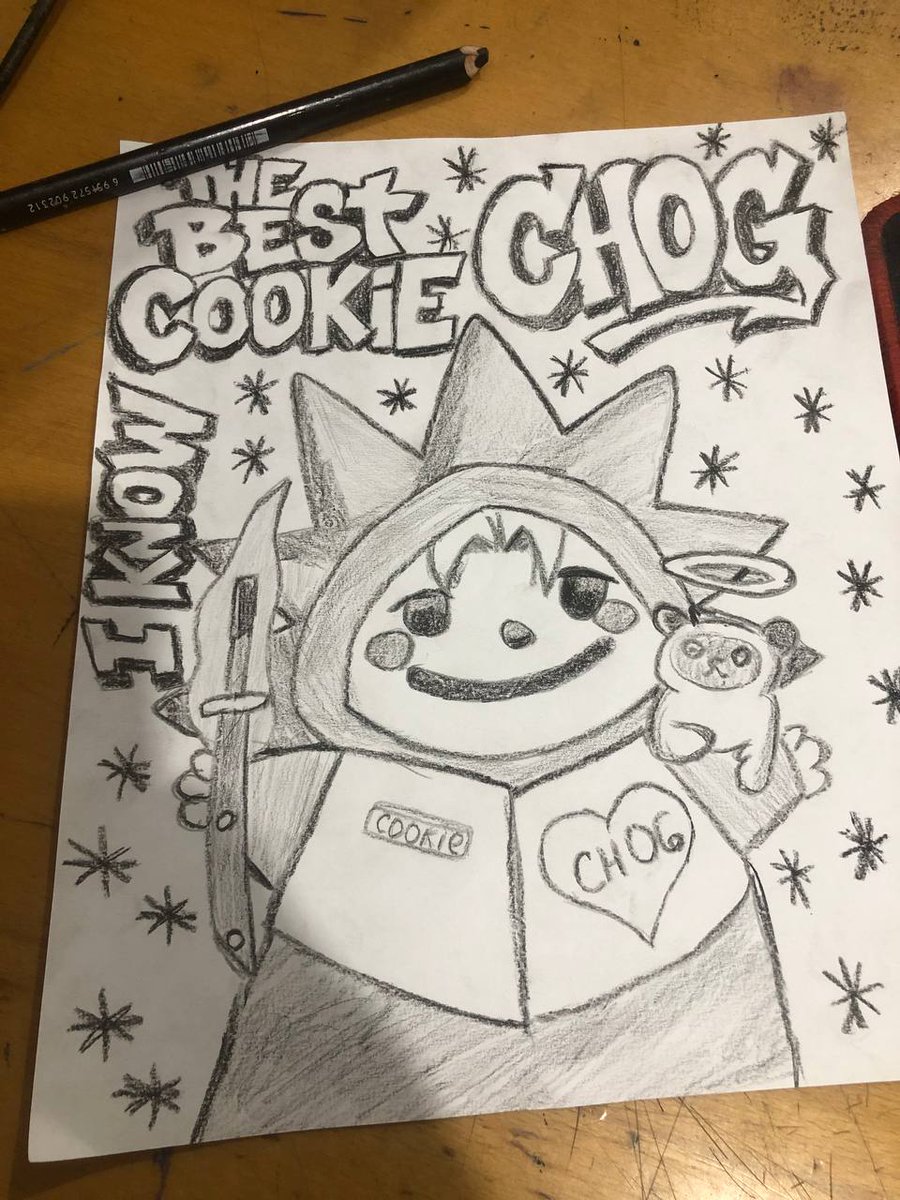my art for <a href="/hatwifcookie/">Cookie ⦿</a> ... GCHOG MAN
<a href="/ChogNFT/">Chog</a> <a href="/chog_xyz/">Chog</a> <a href="/monad_xyz/">Monad ⨀</a>