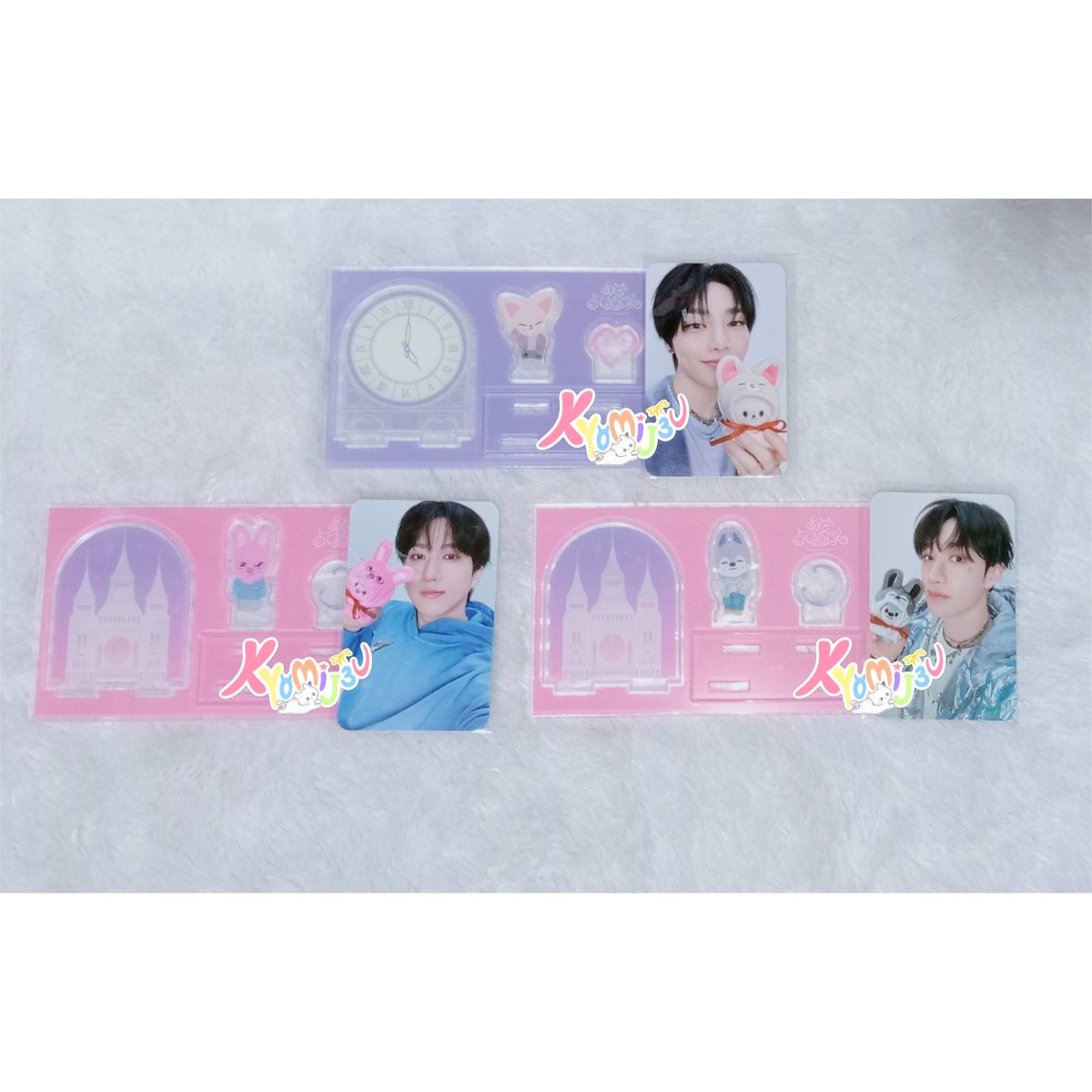 kyomijeusell's tweet image. READY STOCK MD SKZ 5'CLOCK

❌ Admin
- SKZOO 10cm 320k/each
- Wolfchan Micro Keyring 200k

✅ Admin
- Clear Pouch only 196k/each
- Acrylic stand only 40k/each
- Acrylic + pc 190k/each
- Boxtape only 25k/each

Link shopee ↓

🌸Admin 16,5%
✅splitpay
🏠Bandung, INA🇮🇩