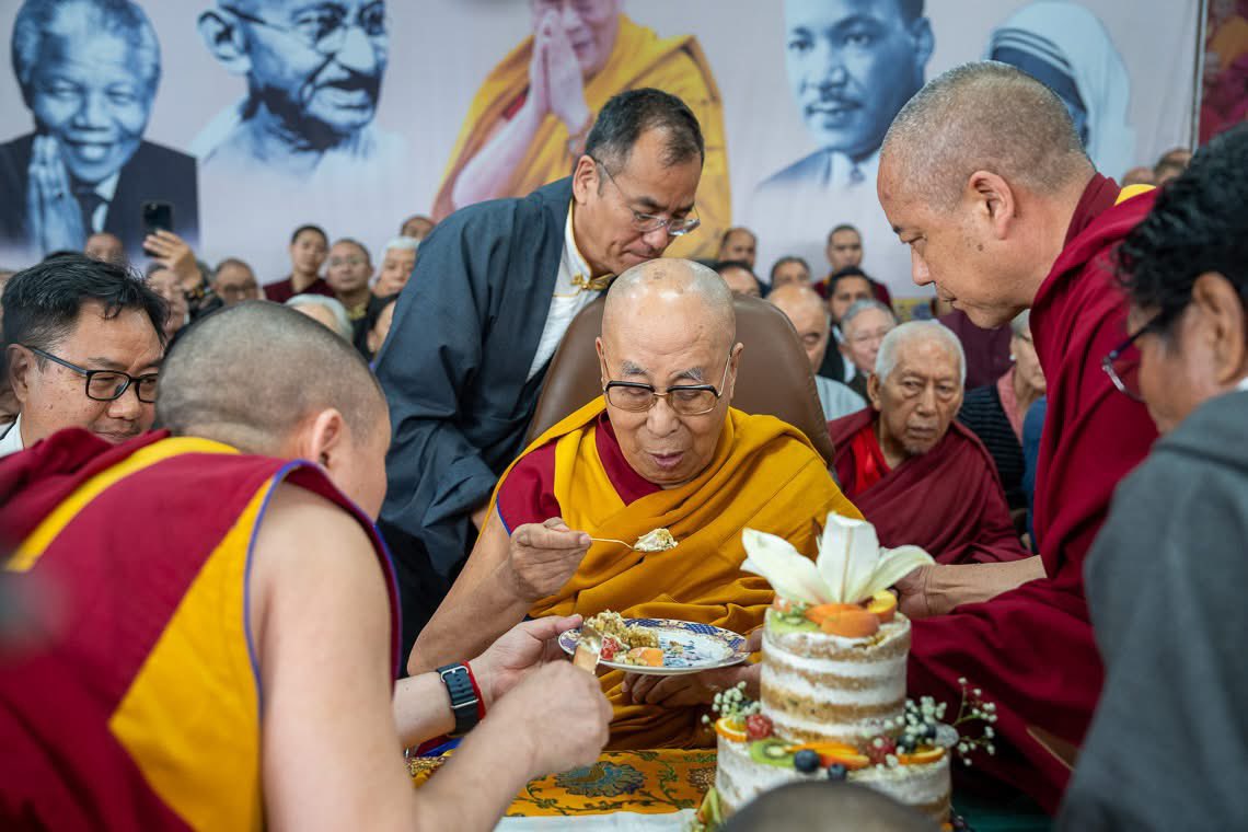thinleeee's tweet photo. Happy 90th birthday Kundun, the manifestation of Avalokitesvara, the Bodhisattva of compassion, the patron saint of Tibet. 
May your legacy continue to bring people together in the spirit of love and compassion. 💛✨🙏 
@DalaiLama https://t.co/gBXNITYxiq