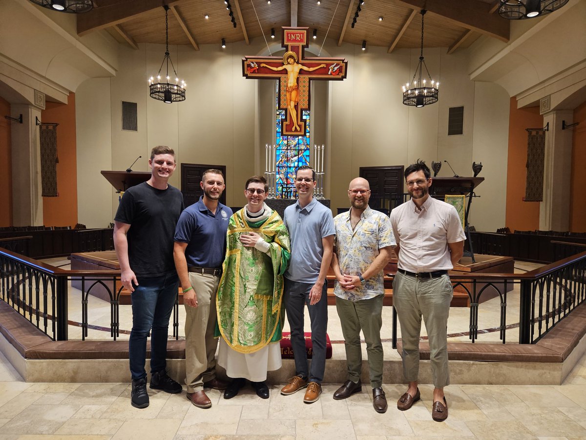 RuralLutheran's tweet image. What a terrific joy and surprise to have a mini Concordia Seminary St. Louis reunion at St. John Lutheran in Wheaton, IL this morning!