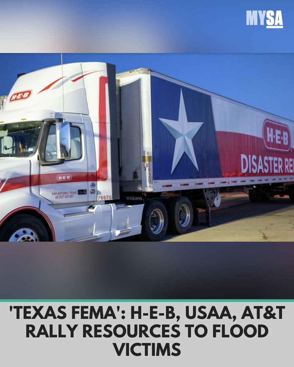 🔗 bit.ly/3GvJ8zp

Just like they did during the 2021 freeze, Uvalde and Harvey, H-E-B is on the way.