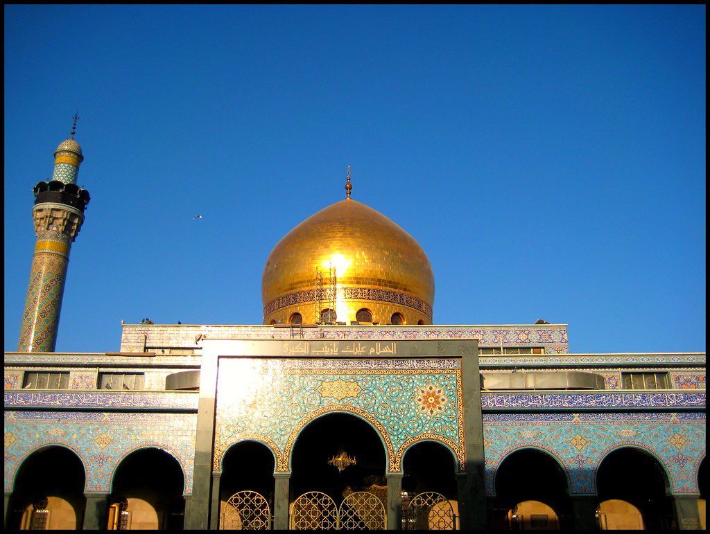 standwithhusain's tweet photo. Zainab  (S) stood alone in Karbala that is why today, when scholars say she is the most oppressed woman in the world &amp; until the last day they speak the truth. Today, her shrine stands empty, unlike previous years when Ashura gatherings would fill it with mourning #Hussain https://t.co/9X3enXlGa2