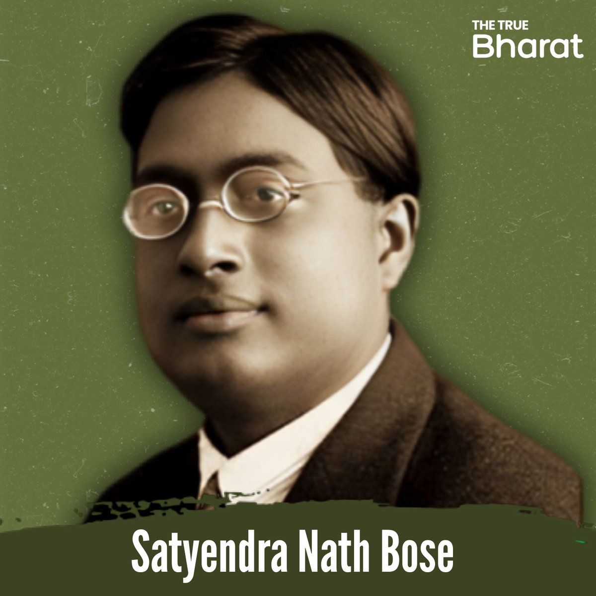 TeamTrueBharat's tweet image. An Indian genius once impressed Einstein so much, the legend translated and published his paper himself. 🇮🇳
Satyendra Nath Bose — father of Bose-Einstein statistics, pioneer of modern quantum physics.
#SatyendraNathBose #QuantumPhysics #IndianScience #TrueBharat