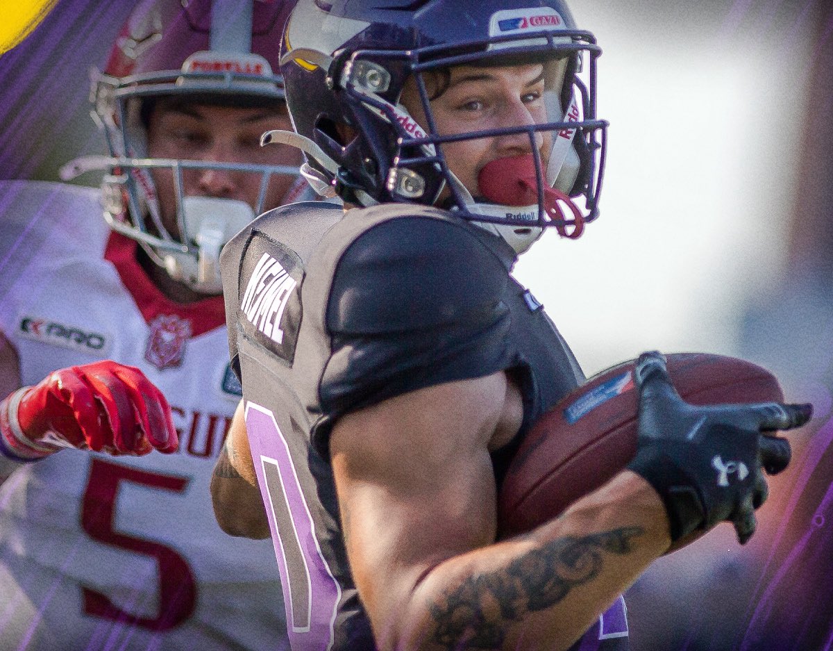 Vienna Vikings (@viennavikings) on Twitter photo Hero Play of the week? YES!
Highlight Catch of the week? YES!
You better have #NilsKeimel on your current <a href="/ELF_Official/">European League of Football</a> OROY list! #JusSayin
#PurpleReign #ViennaVikings Hero Play of the week? YES!
Highlight Catch of the week? YES!
You better have #NilsKeimel on your current <a href="/ELF_Official/">European League of Football</a> OROY list! #JusSayin
#PurpleReign #ViennaVikings