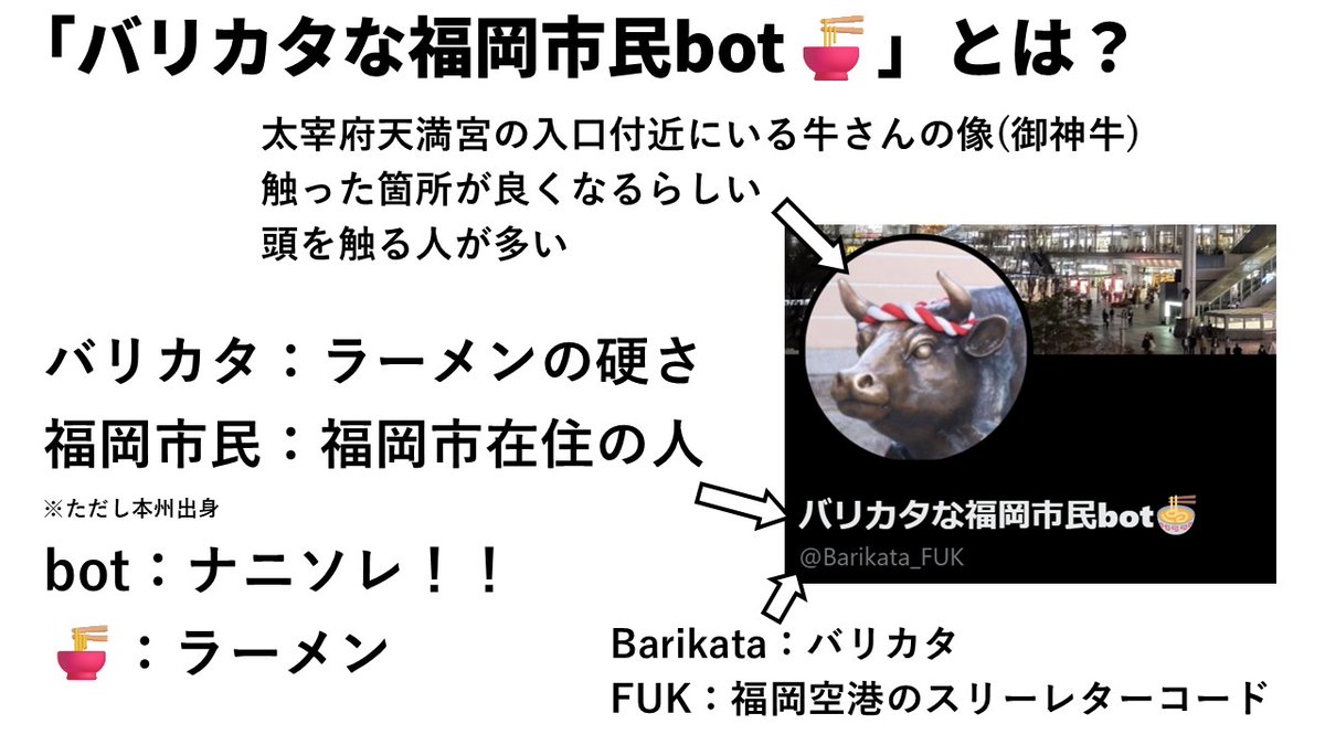 「バリカタな福岡市民bot🍜」とは？