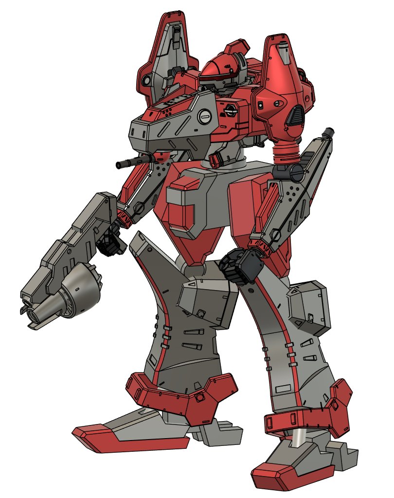 ikimonoski's tweet image. Unknown機体の脚部を作成中。
VIナインボールの脛のエッジを蘇らせていったらこうなるんじゃないのか?という感じではっきりした形状に。
中〜重量級のパーツとのことなのでがっしりとしたフォルムも目指した。
太腿と股間部分はキットを流用する予定。
これでかなり好みなバランスに近づいた。