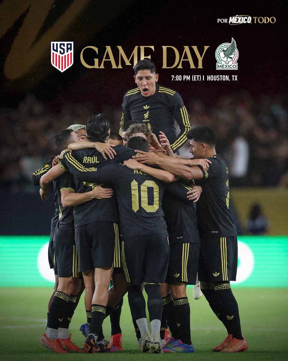 miseleccionmxEN's tweet photo. One more Final! Let’s go get that trophy, Incondicionales. 🏆

#Matchday 

#PorMexicoTodo 💚🤍❤️ https://t.co/5lnD7sIy05