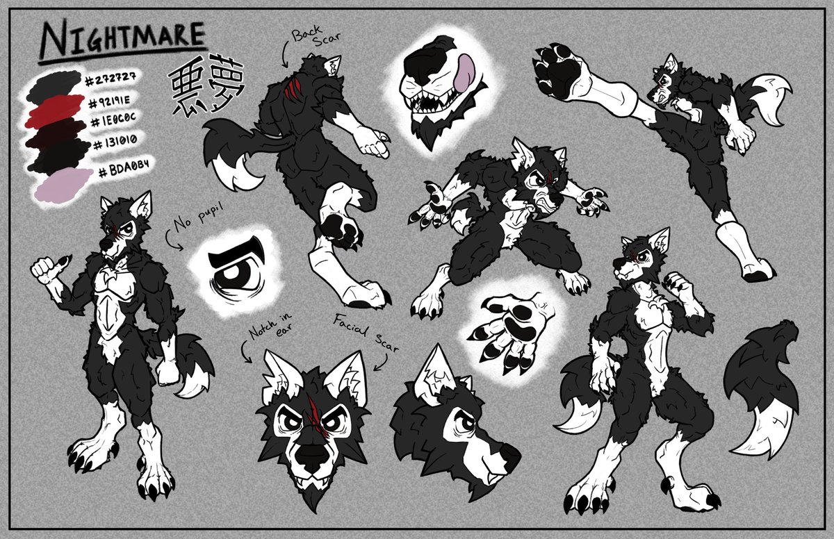 Updated my ref sheet. Bout damn time