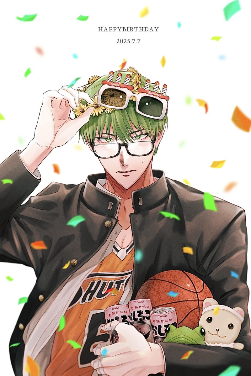 sa_i_1's tweet image. #緑間真太郎生誕祭2025
#緑間真太郎誕生祭2025 

おめでとうございます🧸🏀💚