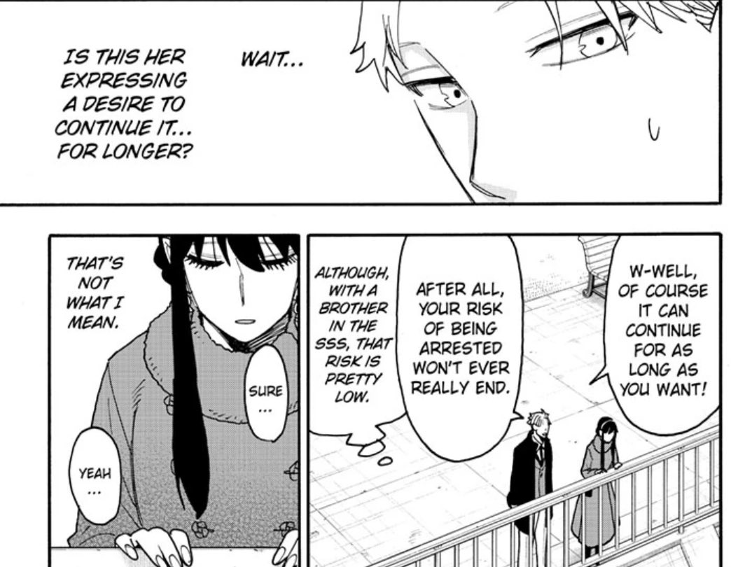 lauuzer's tweet photo. this is not about her cover, this is not about her mom role, this is about her place in loid’s life, it’s about how he feels about her… https://t.co/ZNuBh8GItw