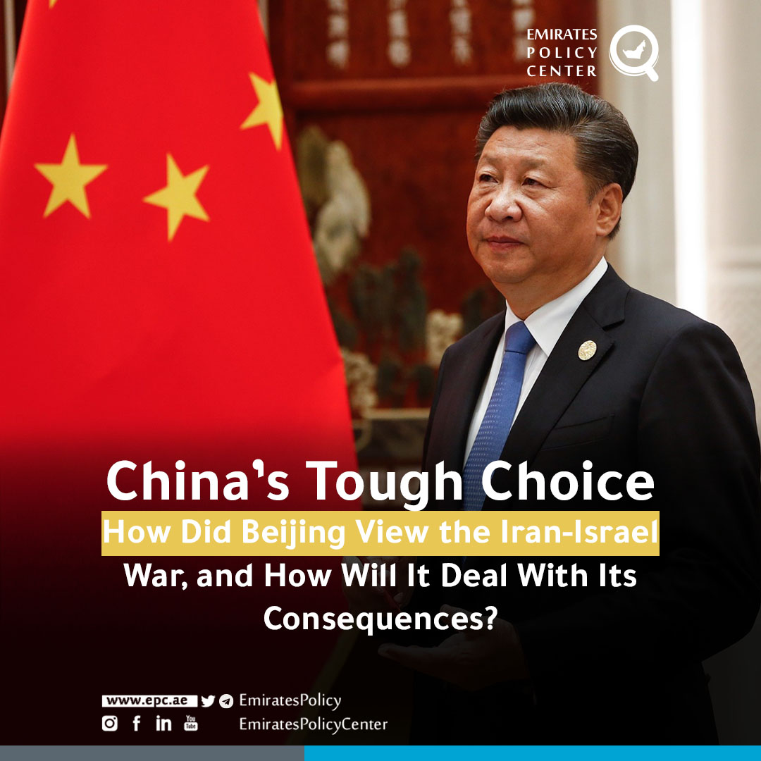 China has adopted a cautious stance toward the Israel-Iran conflict, aiming to buy time and assess its outcome before committing support to Iran, which may emerge as the losing party. Beijing has also signaled interest in contributing...

epcenter.ae/3IdWQrq
