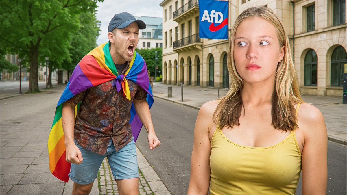 Das passiert, wenn Du als “Rechte YouTuberin” durch Berlin läufst…

❗️JETZT ONLINE❗️
📺youtu.be/nBea5McTZWQ