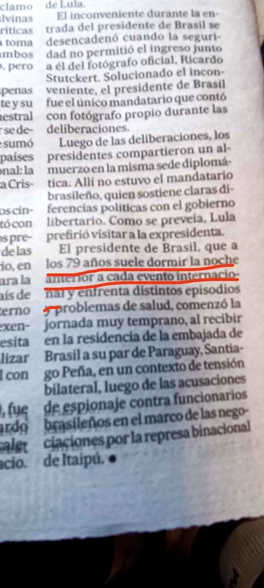 Impresionante. Dicen que también almuerza todos los días. Y bueno, ya llegaremos a eso.