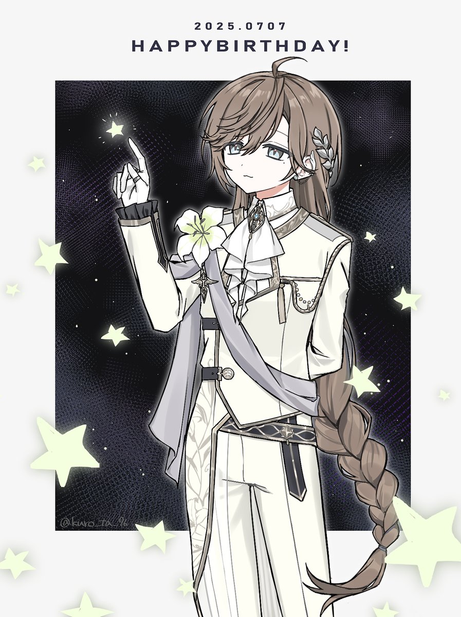 お誕生日おめでとうございます！☆彡
＃かな絵 #叶誕生2025