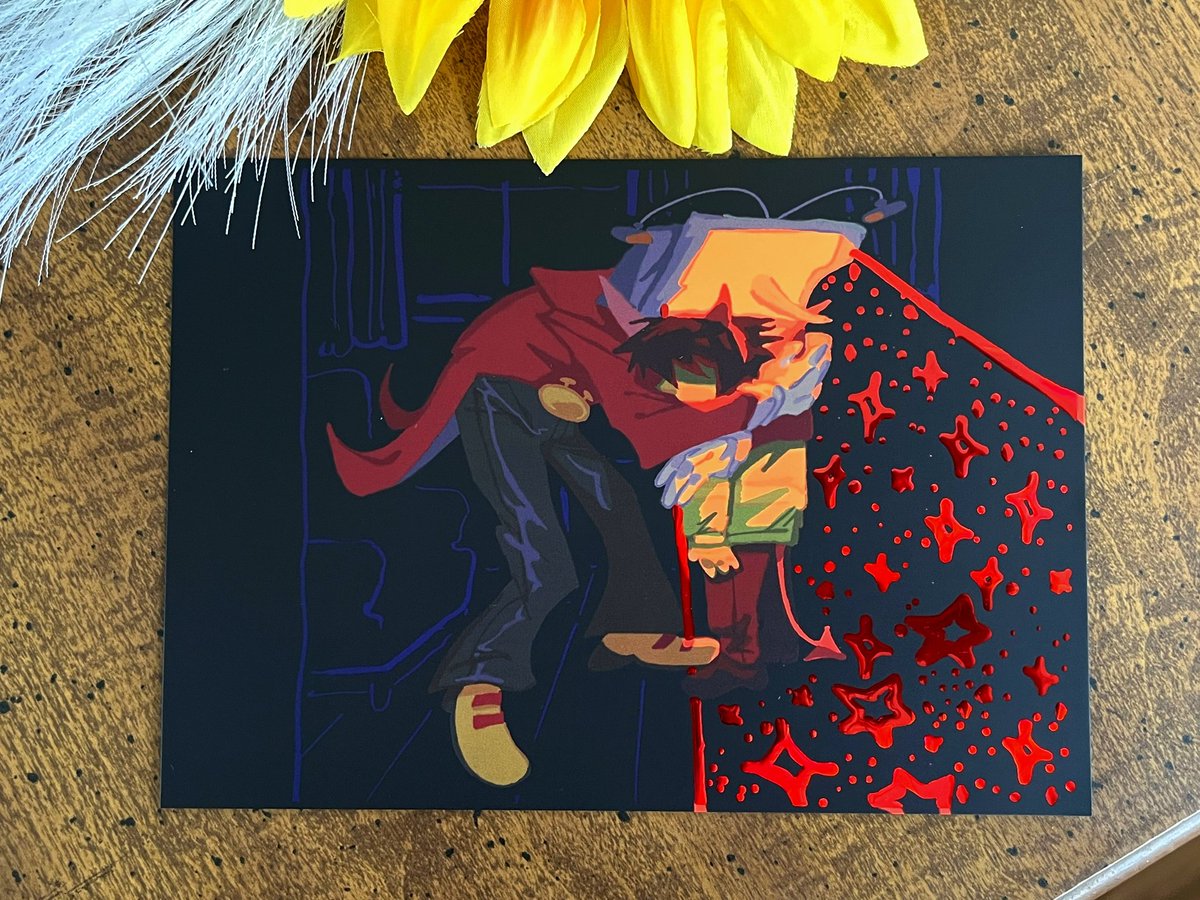 NOBODY MOVE, FOIL TEST PRINTS ARRIVED