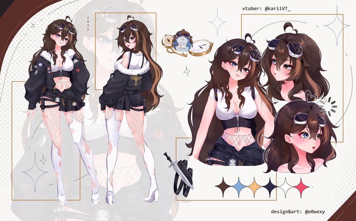 kariiVT_'s tweet photo. 🛪 ᴊᴜꜱᴛ ᴀɴ ᴀᴠɪᴀᴛᴏʀ ꜰɪɴᴅɪɴɢ ʜᴇʀ ᴡᴀy ɪɴ ᴛʜᴇ ꜱᴋɪᴇꜱ 🛪
Hii, My name is Karii! It's nice to finally meet you little pengins <3
Character Reference Sheet
🎨: @e0wexy https://t.co/8iD0KXv2p6