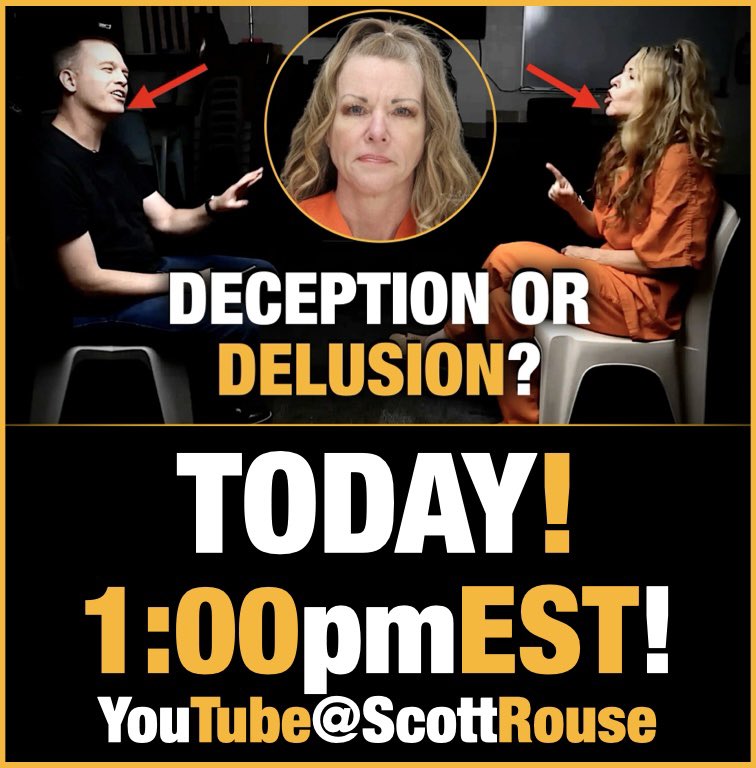 ScottRouse3's tweet image. Lori VallowDaybell’s NEW interview. youtu.be/X0HINHDmPh0?si…