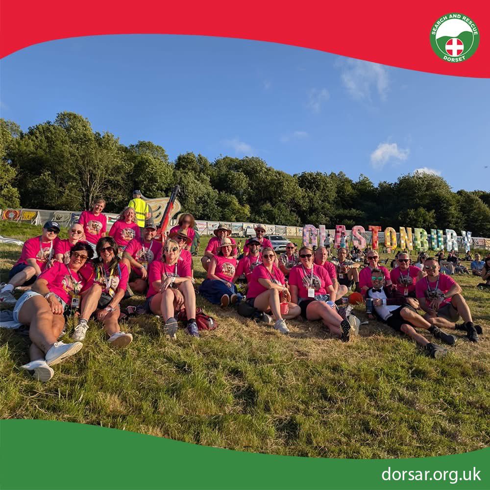 Last weekend some of our team volunteered at <a href="/glastonbury/">Glastonbury Festival</a>. The festival supports a range of great causes and they made a donation to Dorset Search and Rescue in exchange for our team's efforts.
