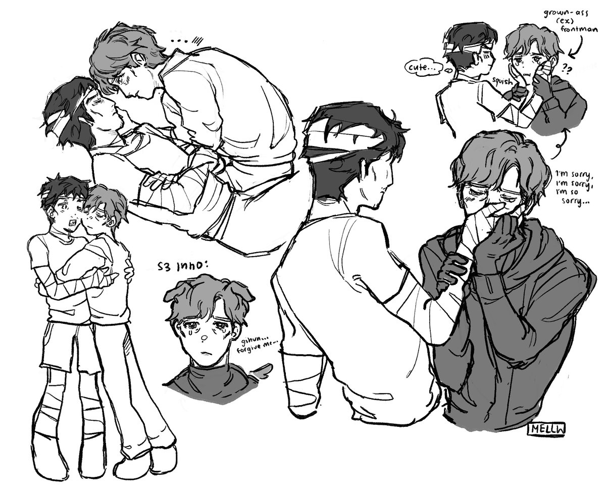mchmllo's tweet image. here to share my clingy inho agenda.. featuring the real sg ending where gihun makes it out alive 😌😌 #inhun #squidgame